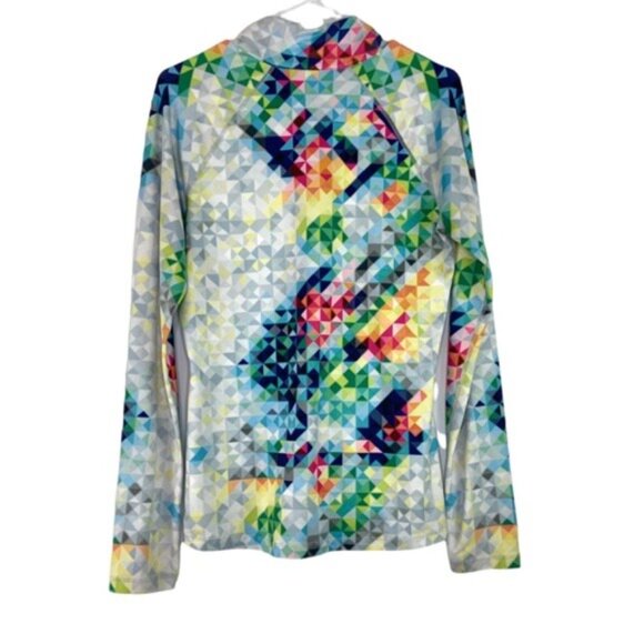 Athleta Pixelated Half Zip Sweater Multicolor - Picture 4 of 4